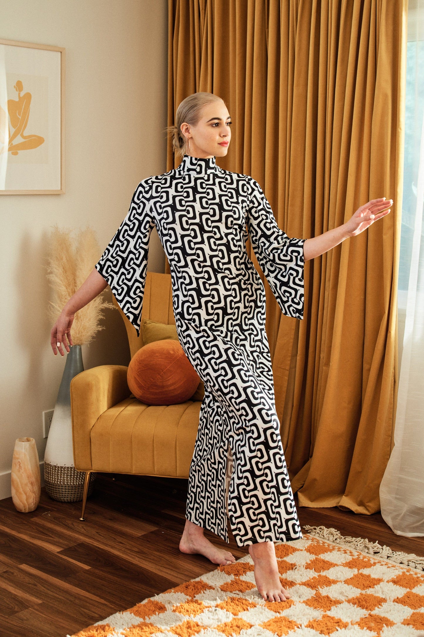 Mod About You 60's Designer Mid Century Dress