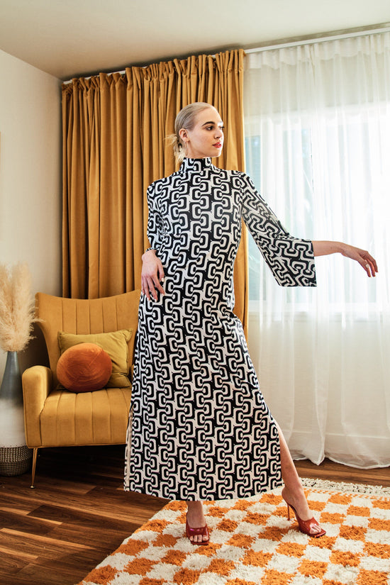 Mod About You 60's Designer Mid Century Dress