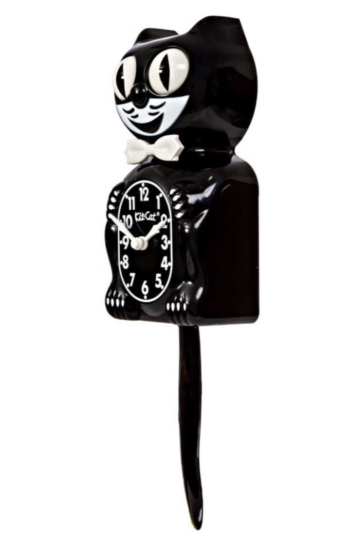Black Authentic Kit Cat Clock (Felix)