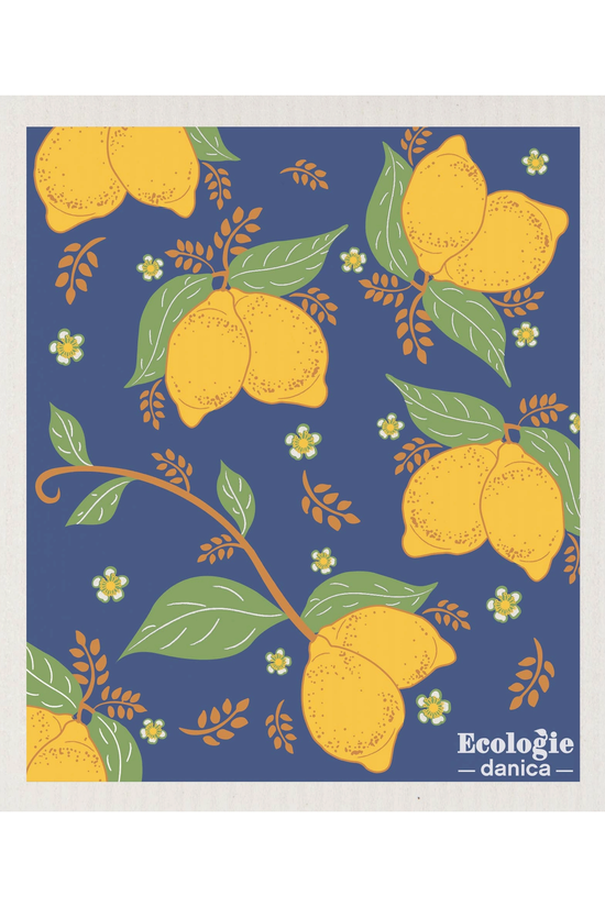 Ecologie Lemons Swedish Dishtowel