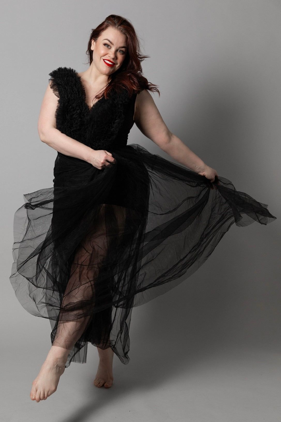Yeti Tulle Romper Gown