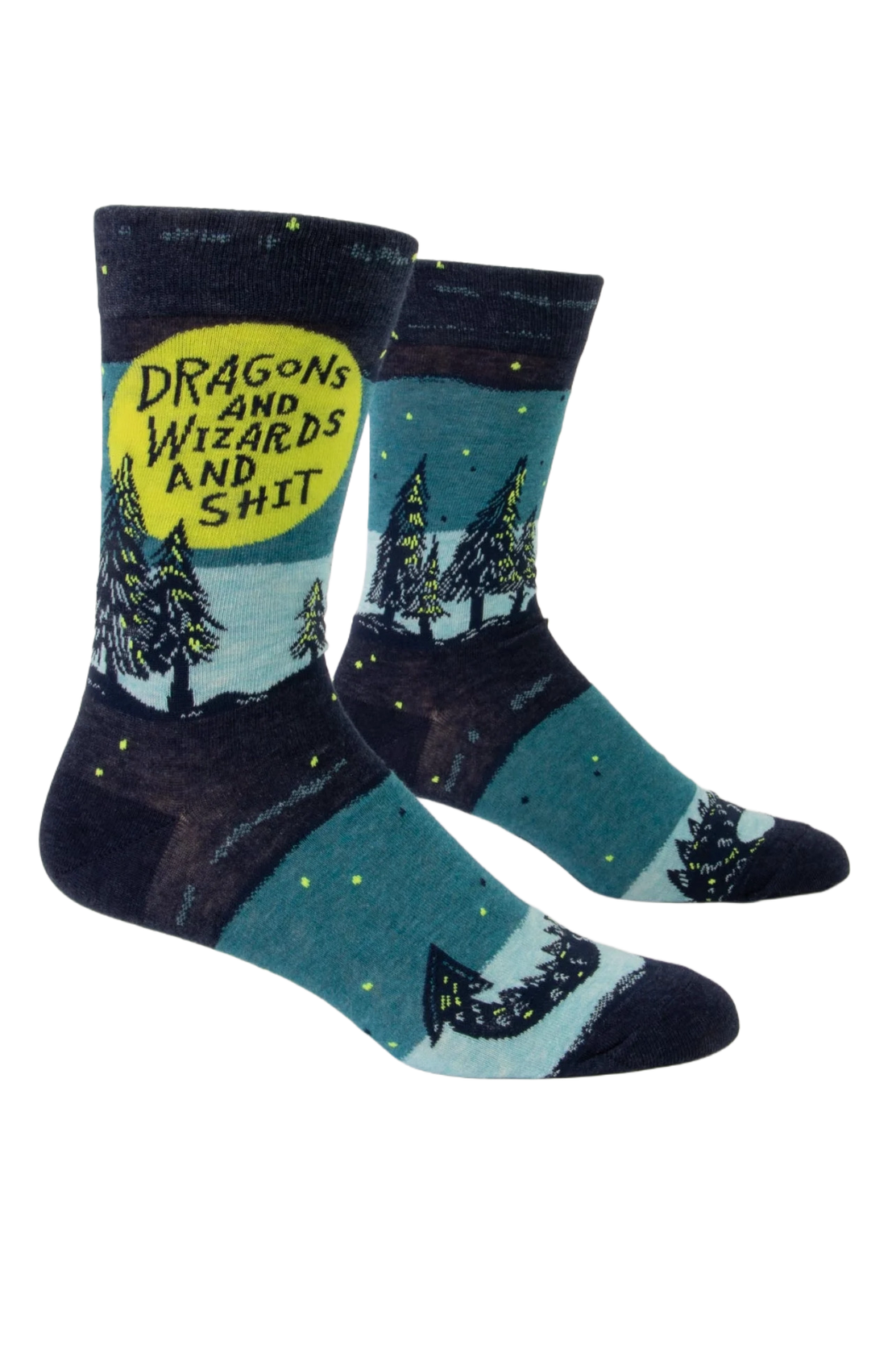 Dragons & Wizards & Shit Men's Socks