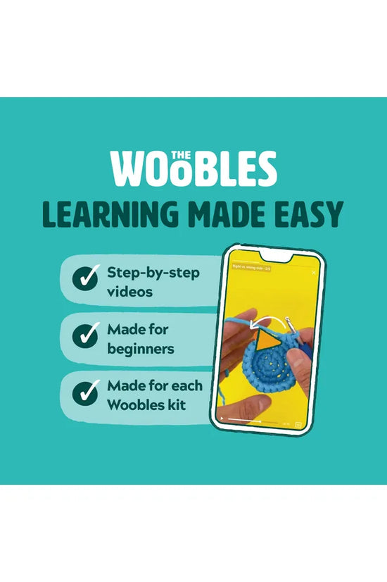 Pastel Chick Beginner Woobles Crochet Kit