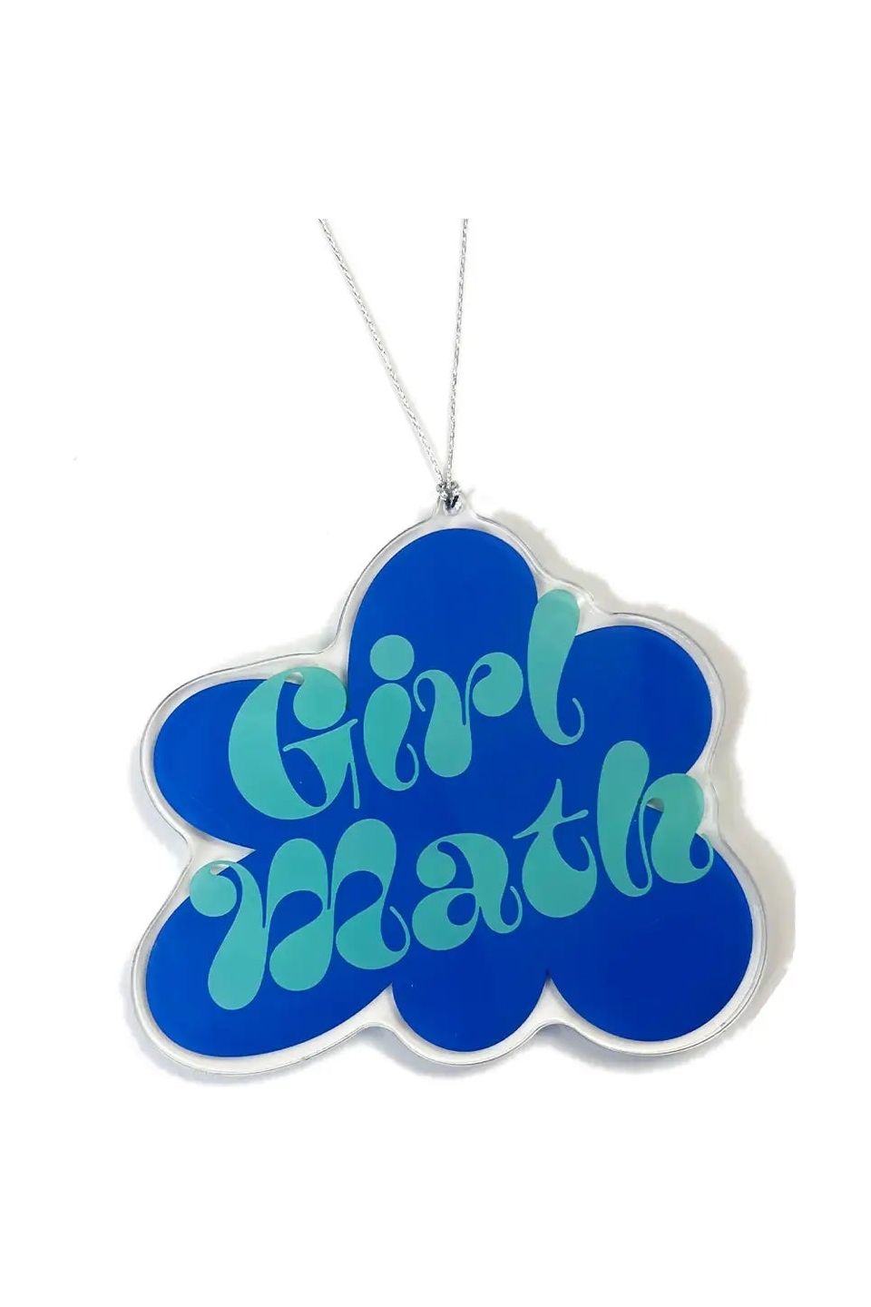 Girl Math Christmas Ornament