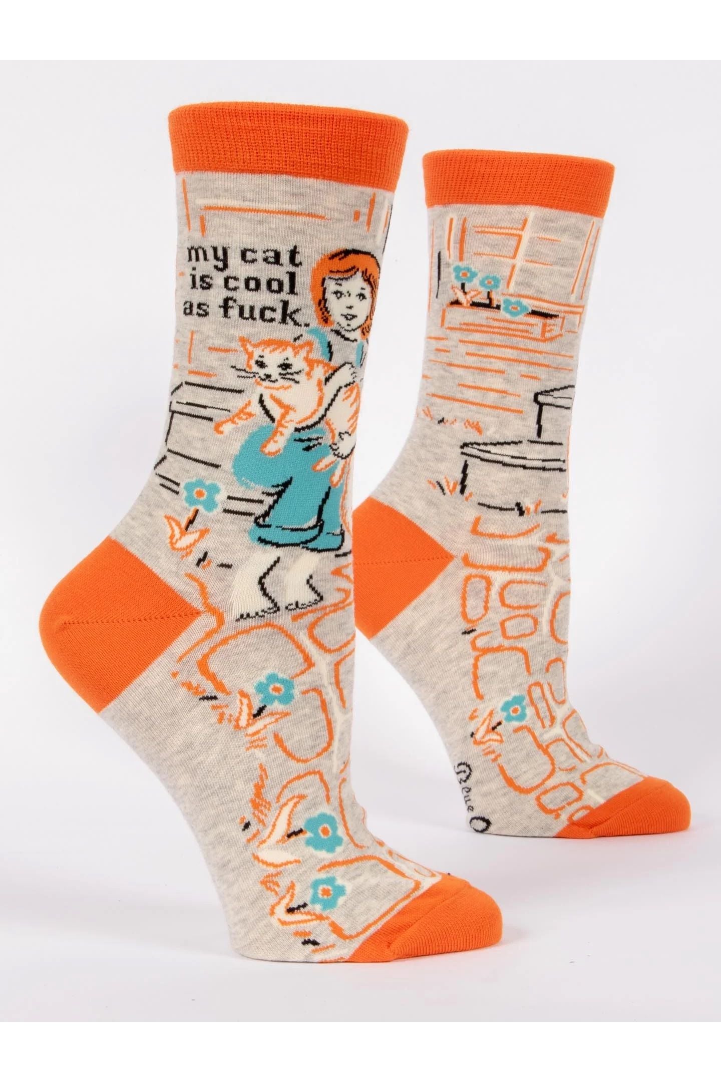 My Cat Is Cool As Fuck Women's Socks