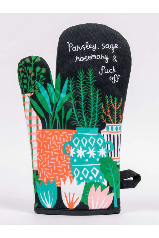 Parsley, Sage, Fuck Off Oven Mitt