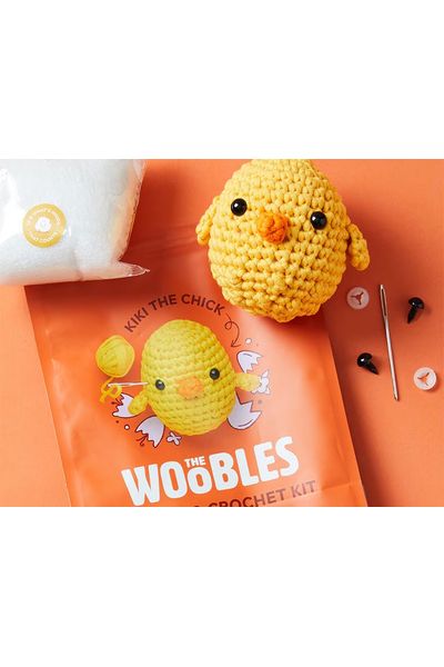 Kiki the Chick Beginner Woobles Crochet Kit