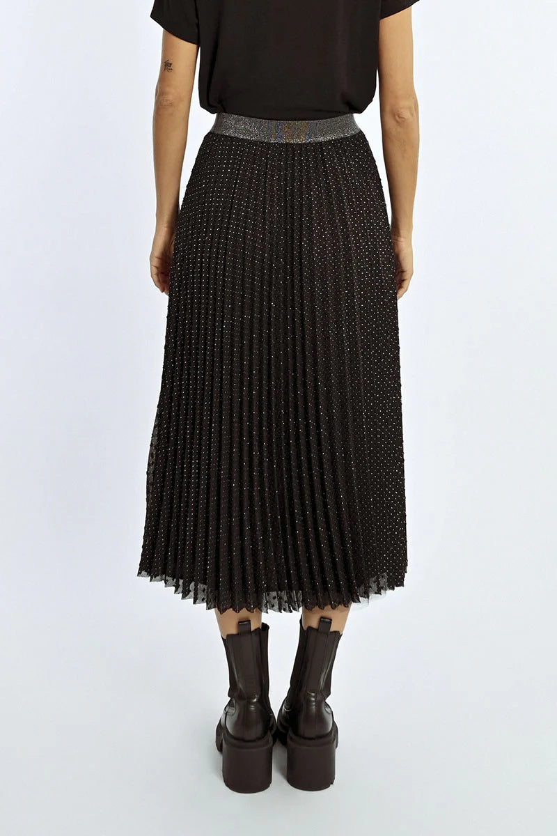 Holiday Dreams Do Come True Pleated Skirt