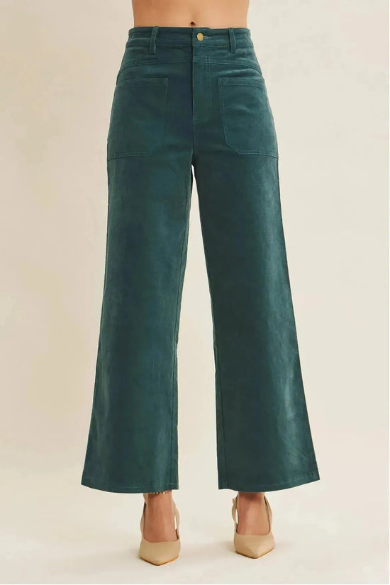 Corduroy Wide Leg Pants