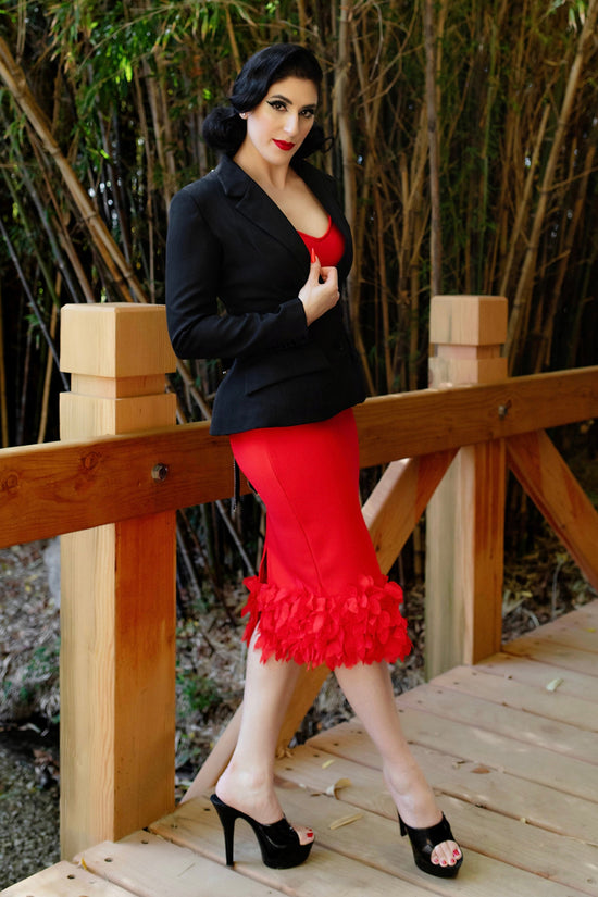 Dita Rhinestone Blazer