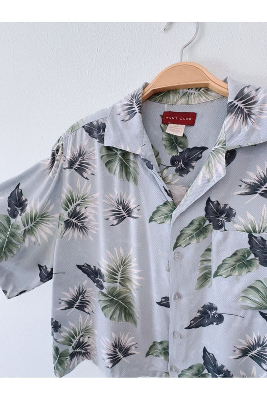 Upcycled Vintage Cropped Blouse One-Of-A-Kind L/XL (12)
