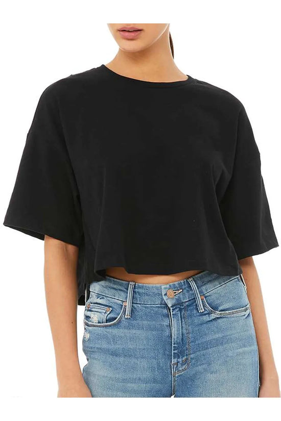 Night Flight Clover Crop Tee T-Shrit