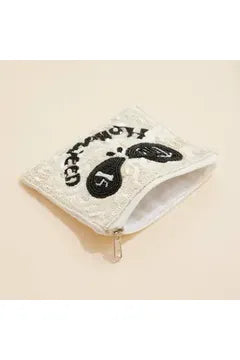 Halloween Seed Beaded Coin Purse