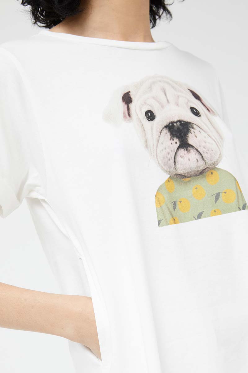 Oh Paw-lease Dog Graphic Tunic With Pockets