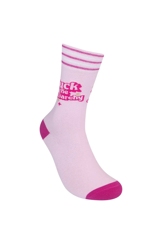 Fuck the Patriarchy Unisex Cotton Socks