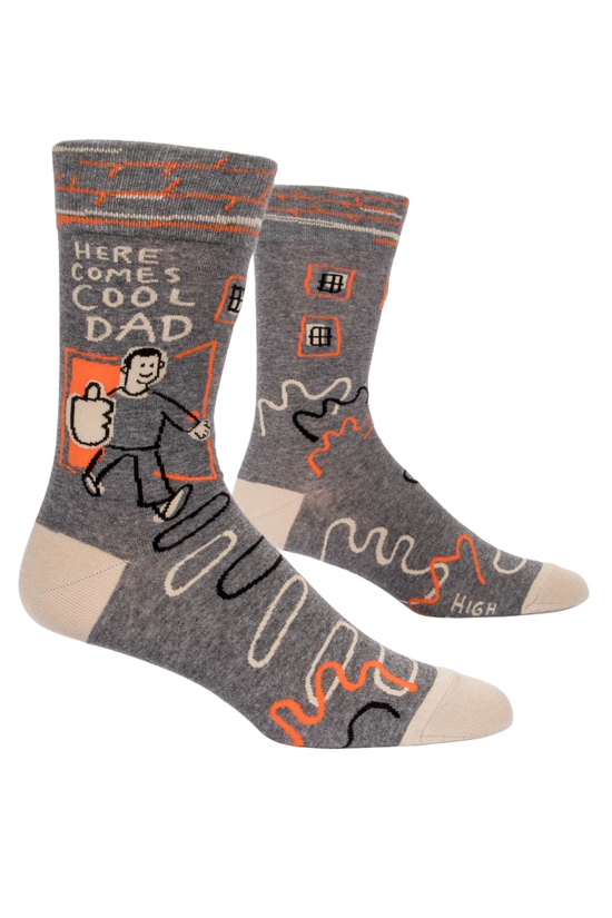 Here Comes Cool Dad Men's Socks