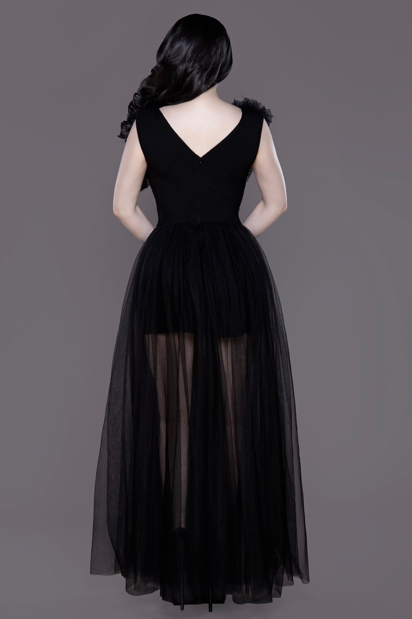Yeti Tulle Romper Gown