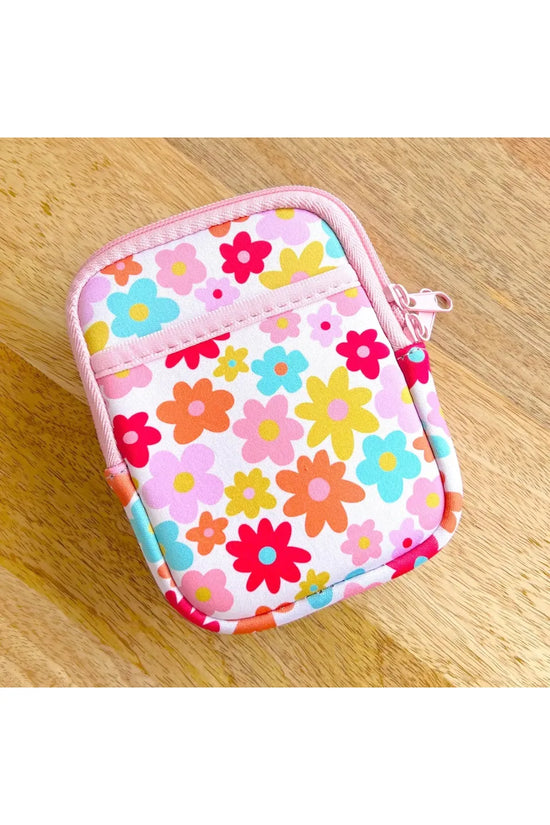 Retro Florals Water Bottle Backpack