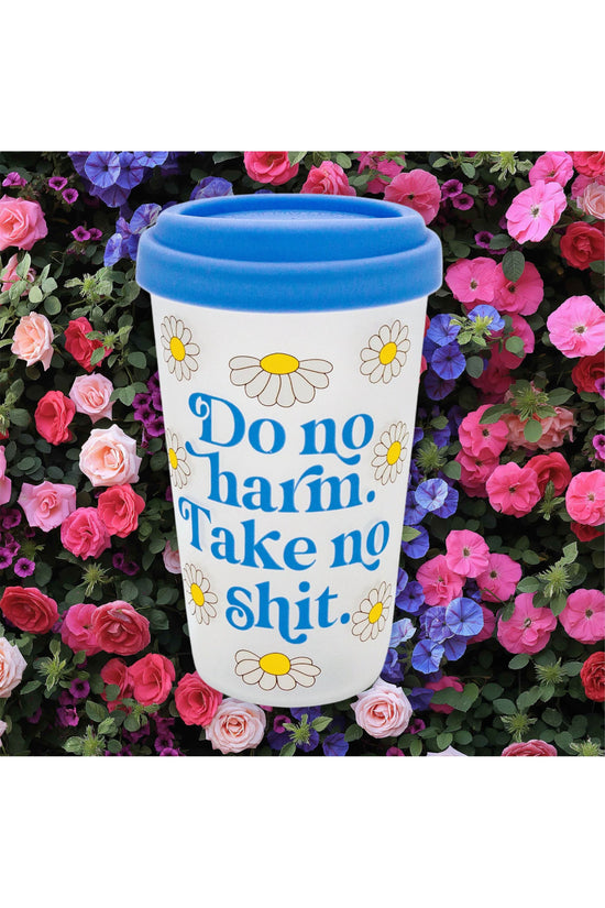 Do No Harm Glass Coffee Tumbler