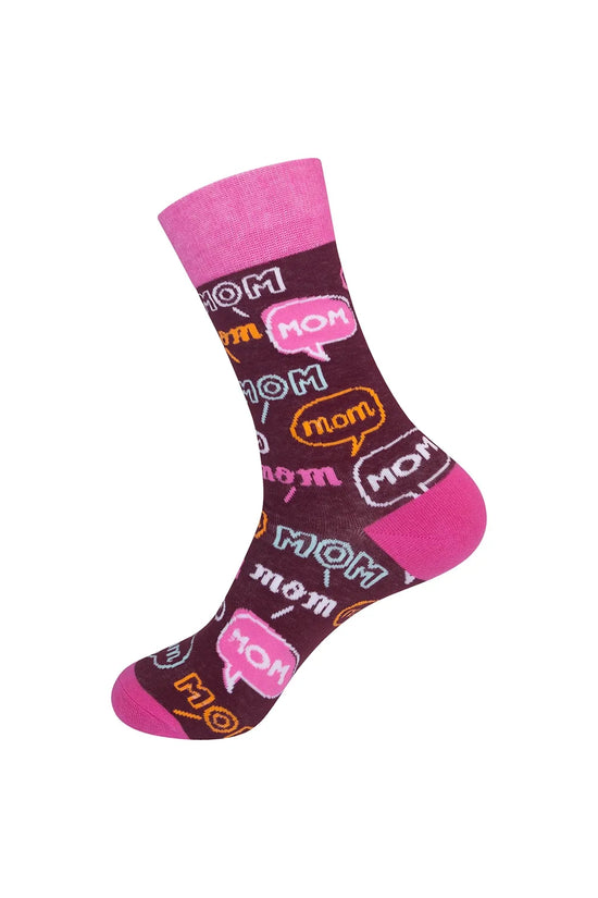 Mom! Mom! Mom! Unisex Cotton Socks