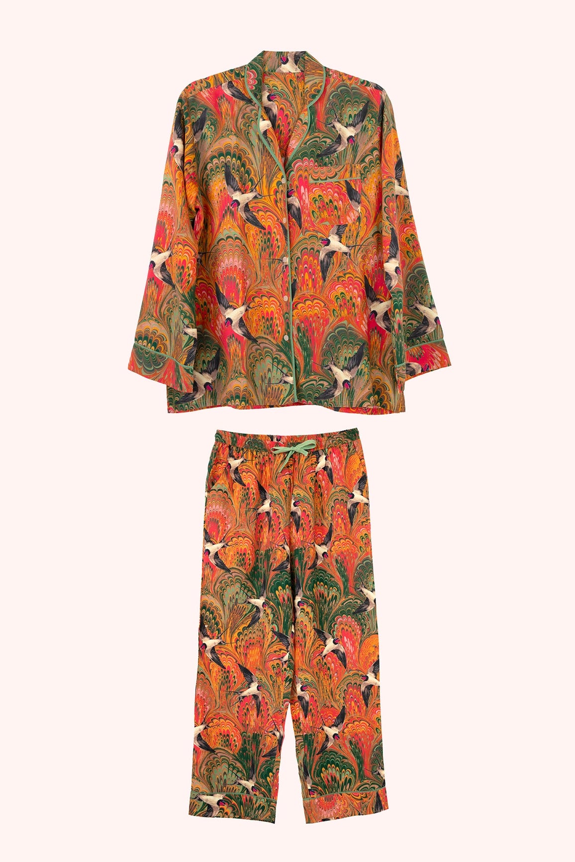 Marbled Swallows Supersoft Pajamas Pants Set