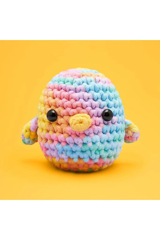 Pastel Chick Beginner Woobles Crochet Kit