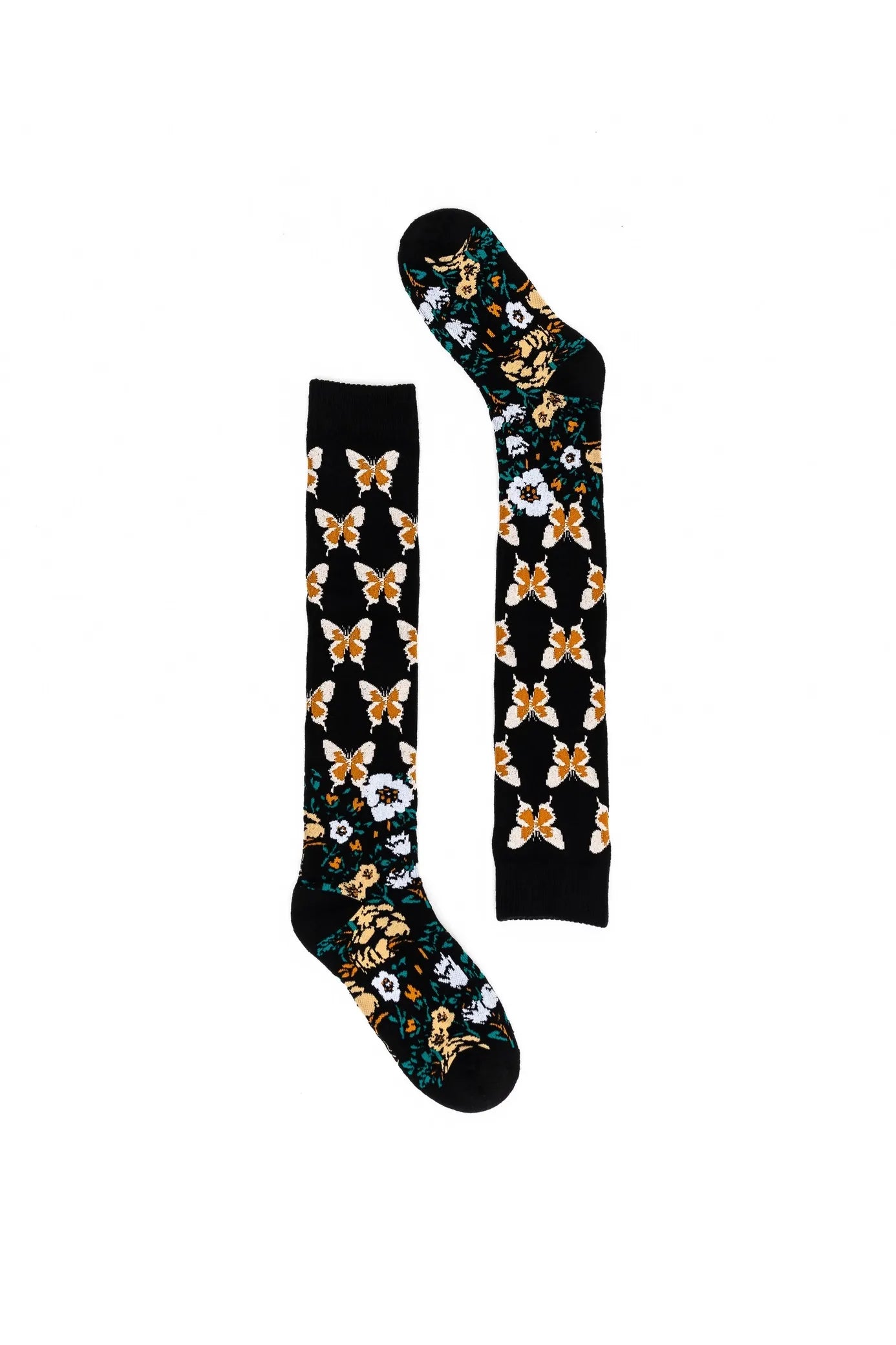 Butterfly Craze Knee High Socks