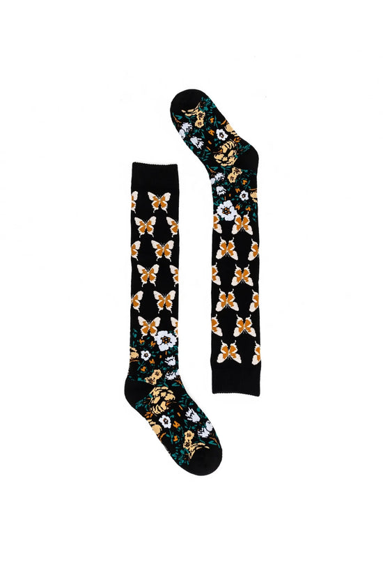 Butterfly Craze Knee High Socks