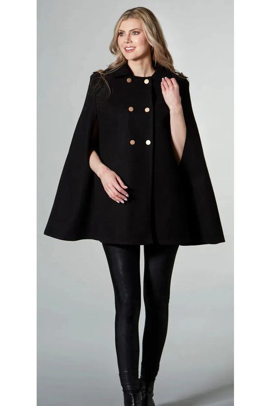 Eloise 2.0 Black Fall Winter Cape