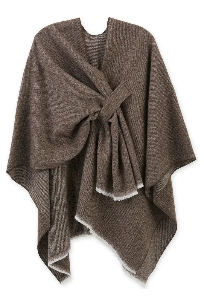 Whipped Mocha Shawl Wrap