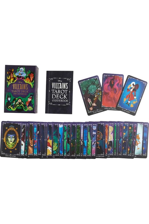 Disney Villans Tarot Deck & Guidebook