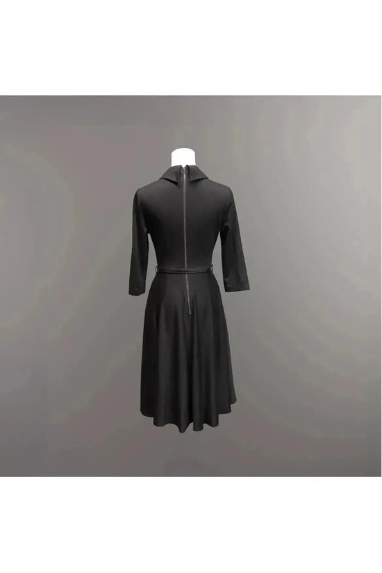 Faux Tie Fit and Flare Lace Halloween Dress