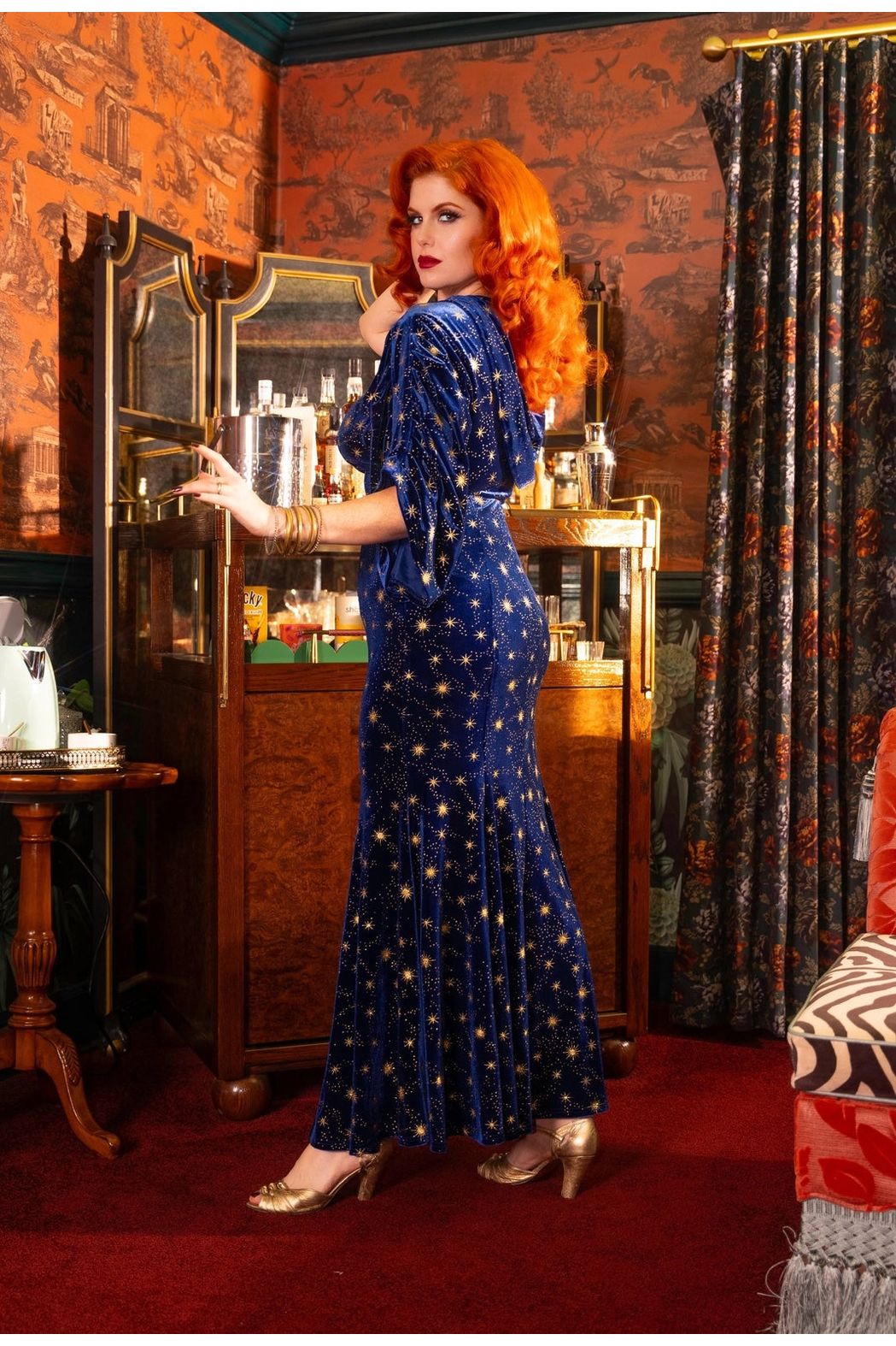 Bewitched Holiday Gown in Starry Skies