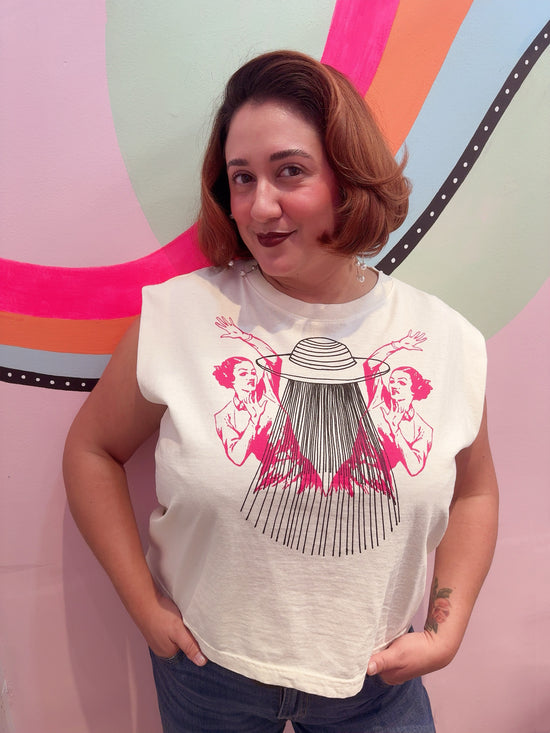 UFO Women's Muscle Tee T-Shirt