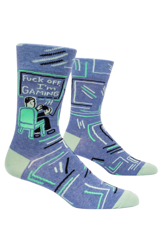 Fuck Off, I'm Gaming Men's Socks