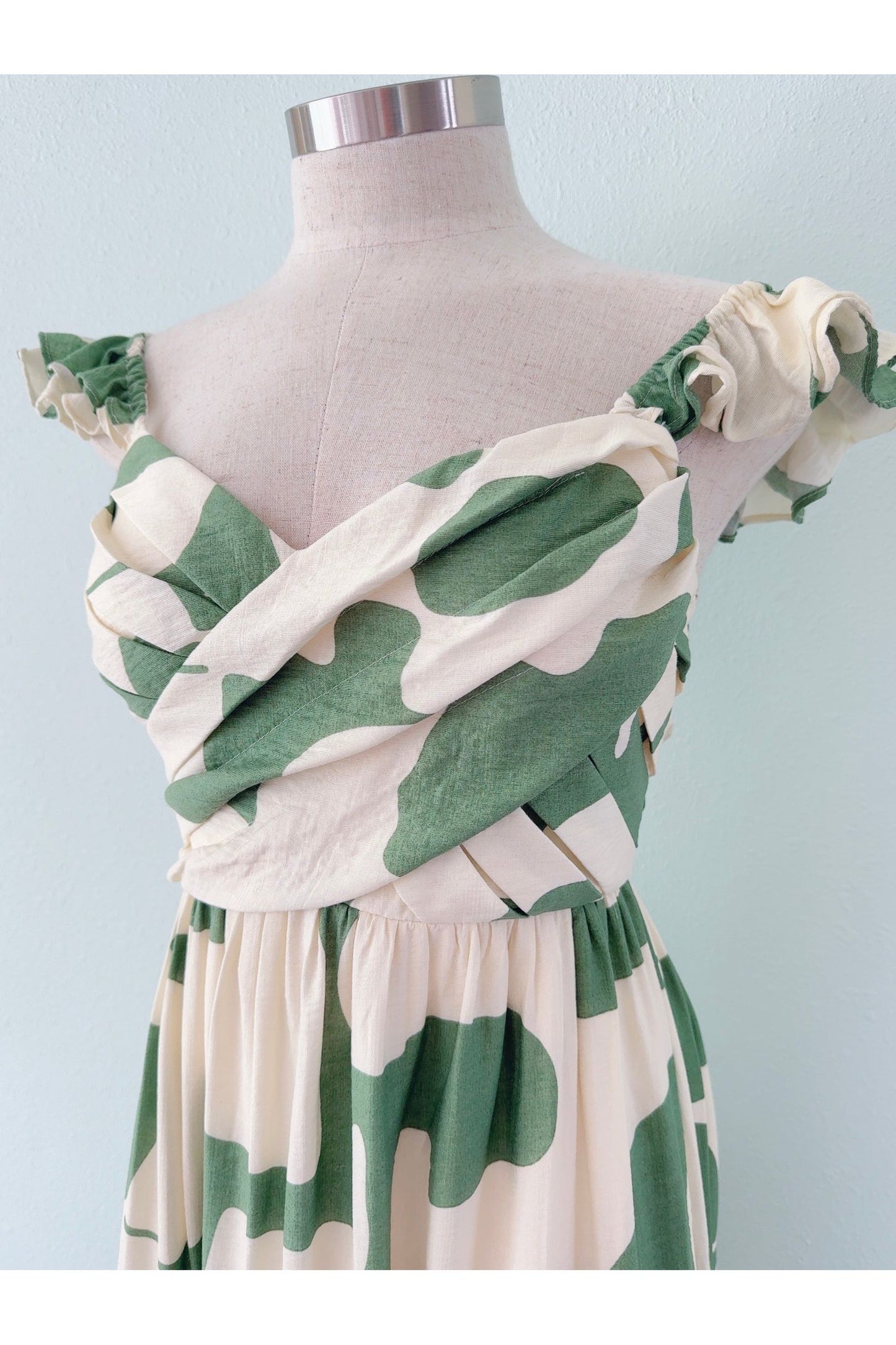 Wine Country Olive Green Maxi Dress