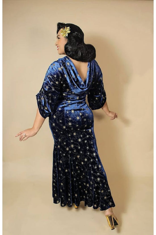 Bewitched Holiday Gown in Starry Skies