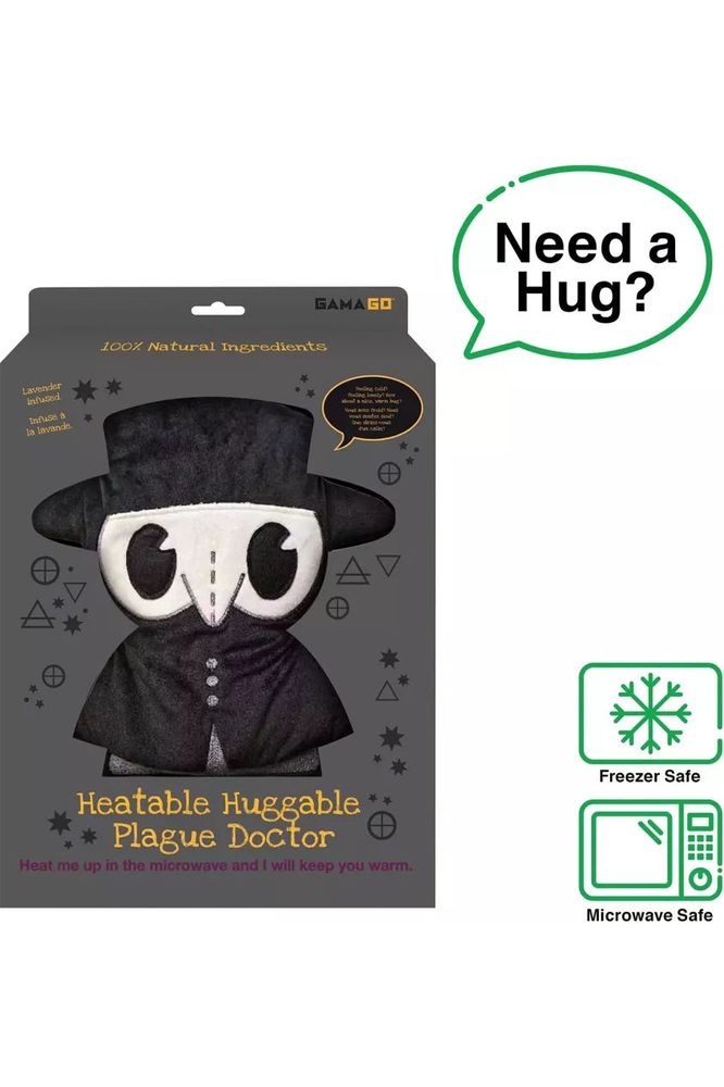 Adorable Heatable Huggable Plague Doctor