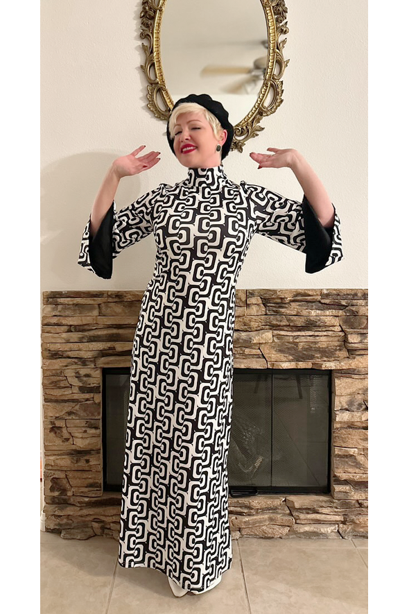 *SALE* Mod About You 60's Designer Mid Century Dress