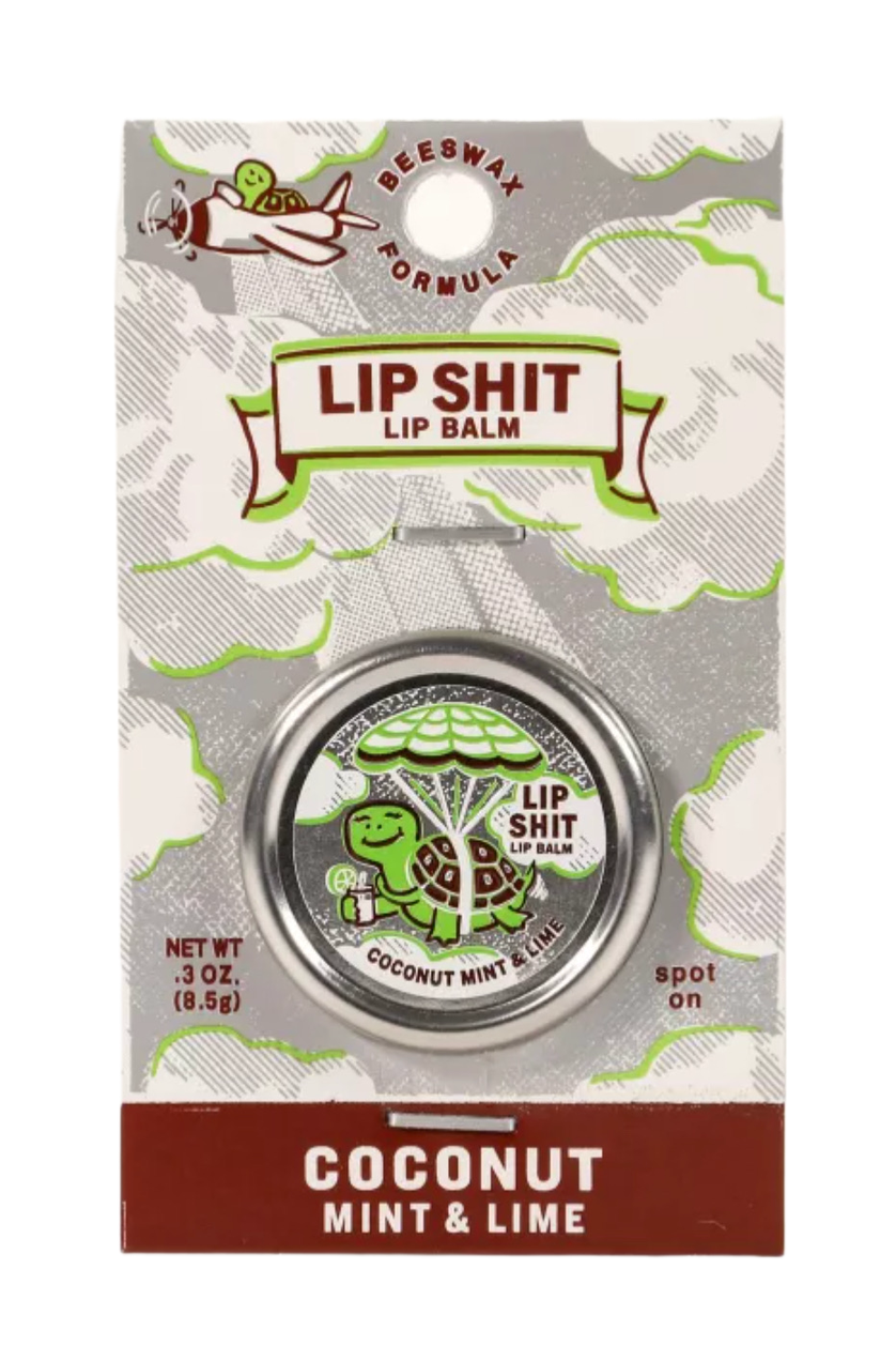 Load image into Gallery viewer, Coconut Mint And Lime Lip Shit Lip Balm
