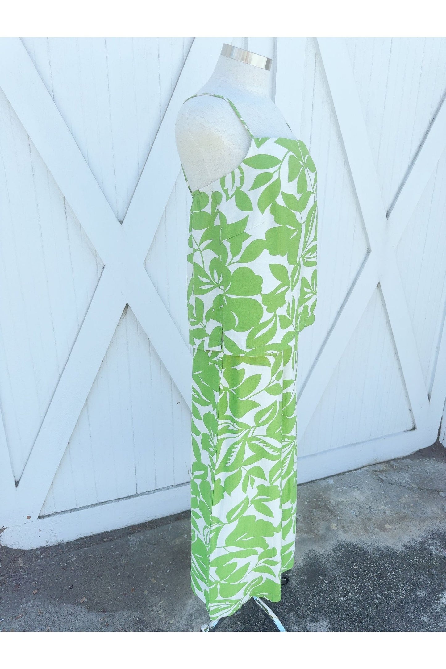 Citra Lime Thin Tie Back Chest Top