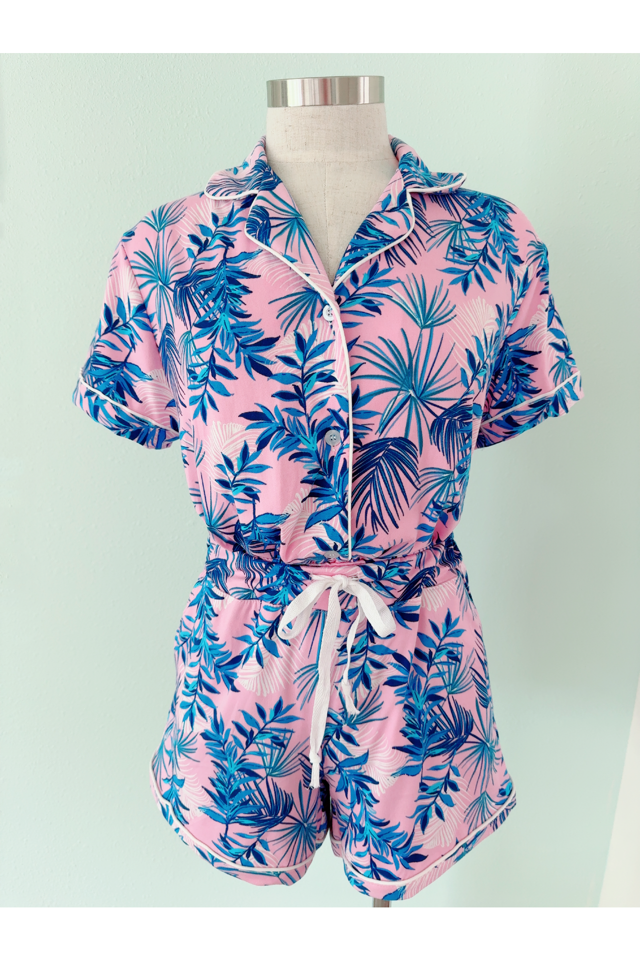 Palm Down Short Sleeve & Shorts Set