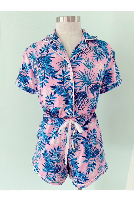 Palm Down Short Sleeve & Shorts Set