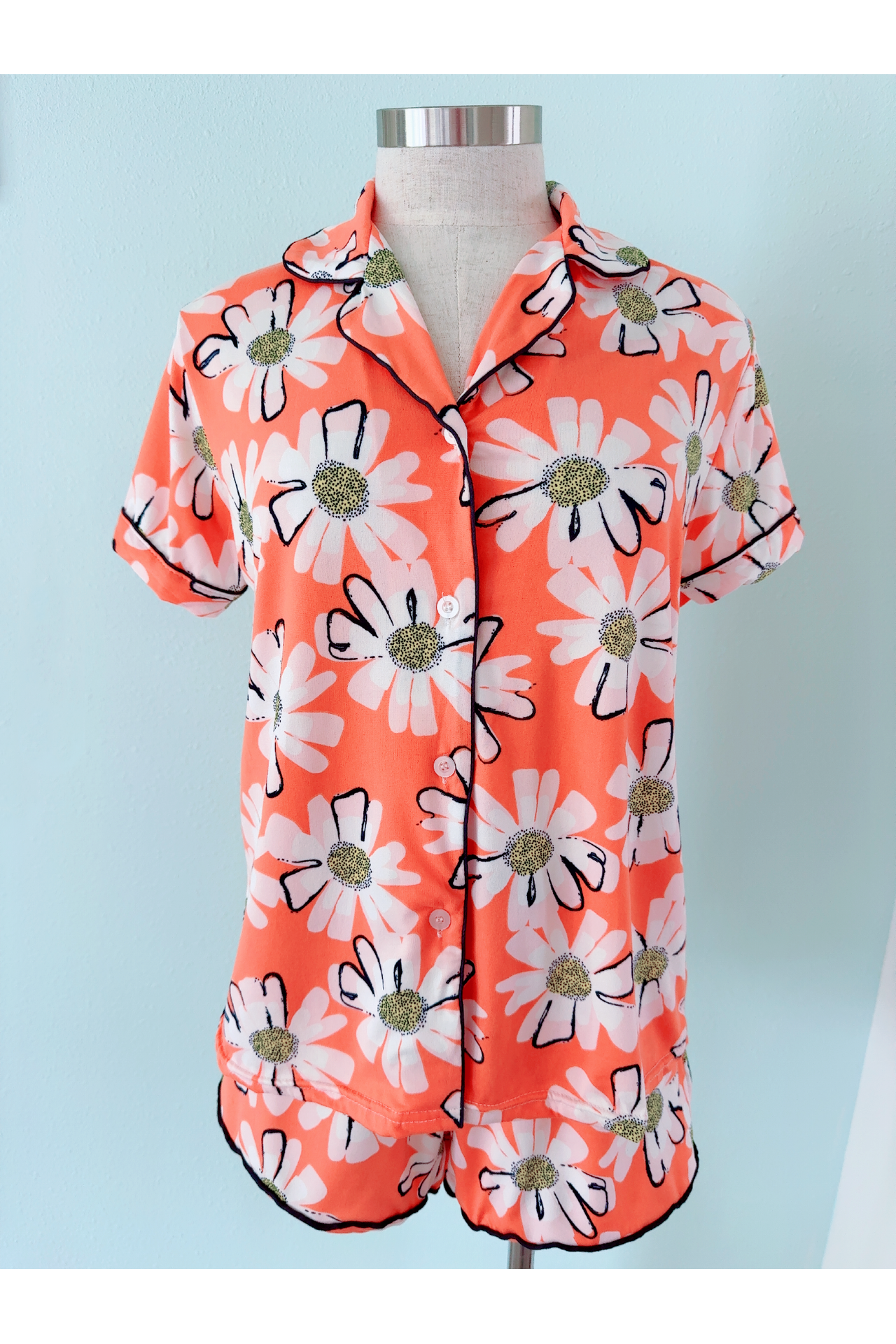 Lazy Daisy Short Sleeve & Shorts Set