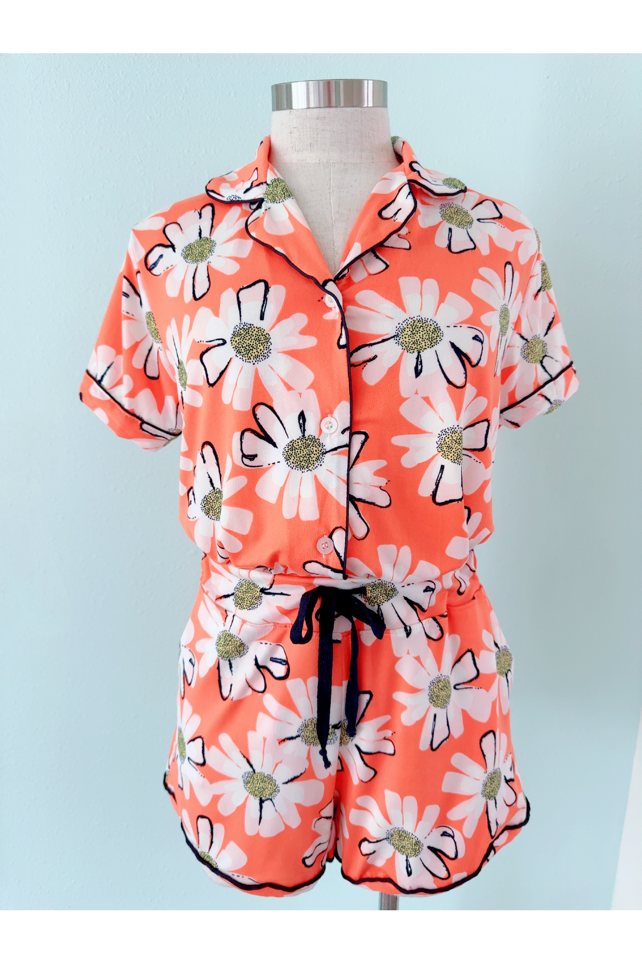 Lazy Daisy Short Sleeve & Shorts Set