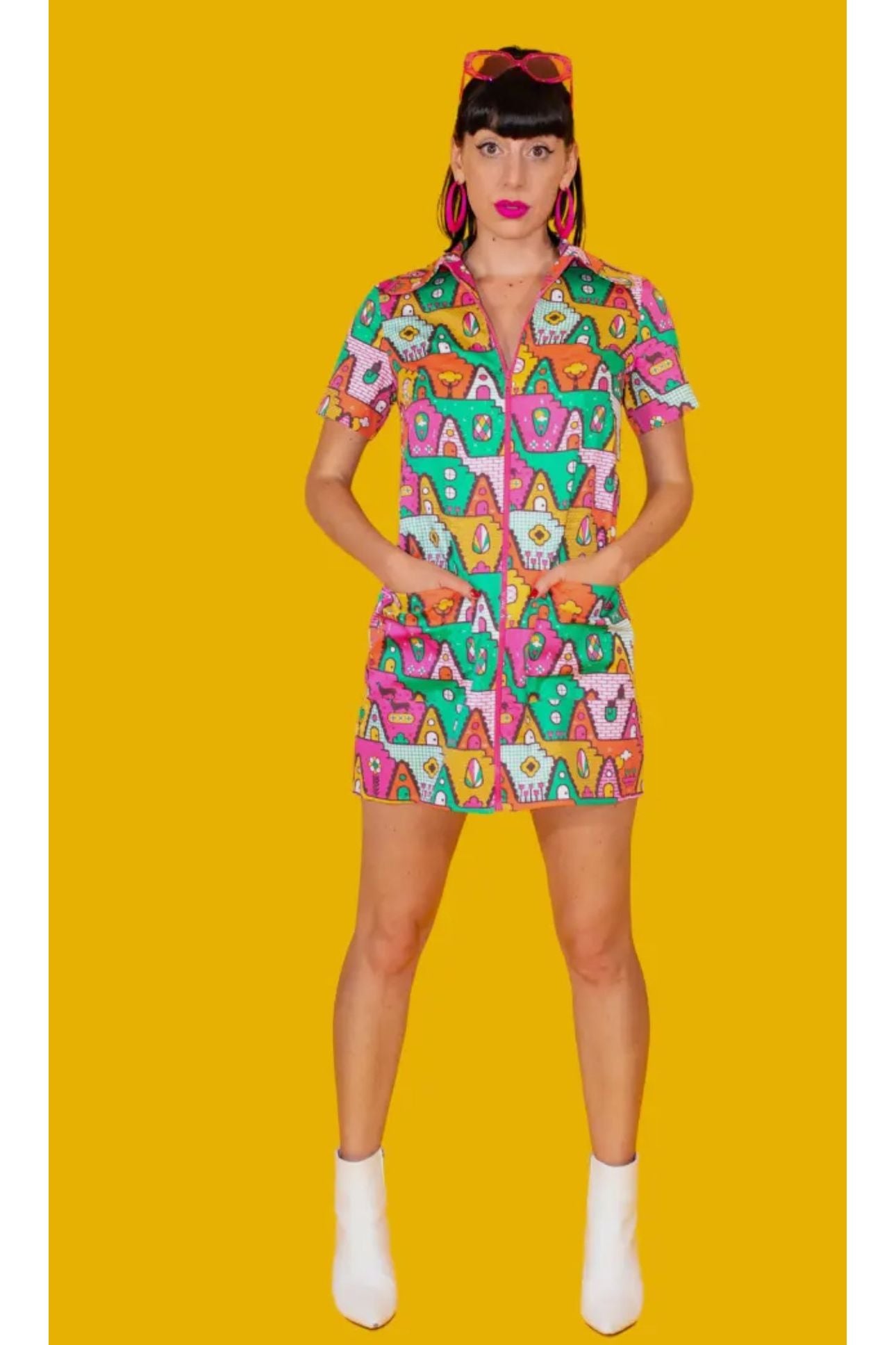 8-Bit Mini Dress