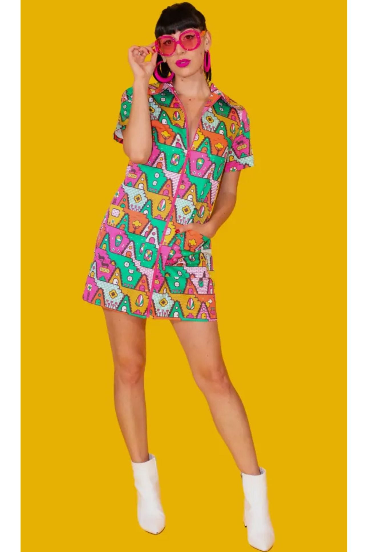 8-Bit Mini Dress