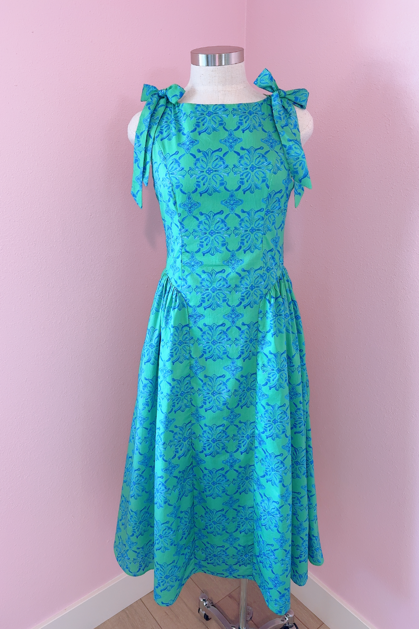 poshmark white dress Gingham Print Maxi Dress | Green