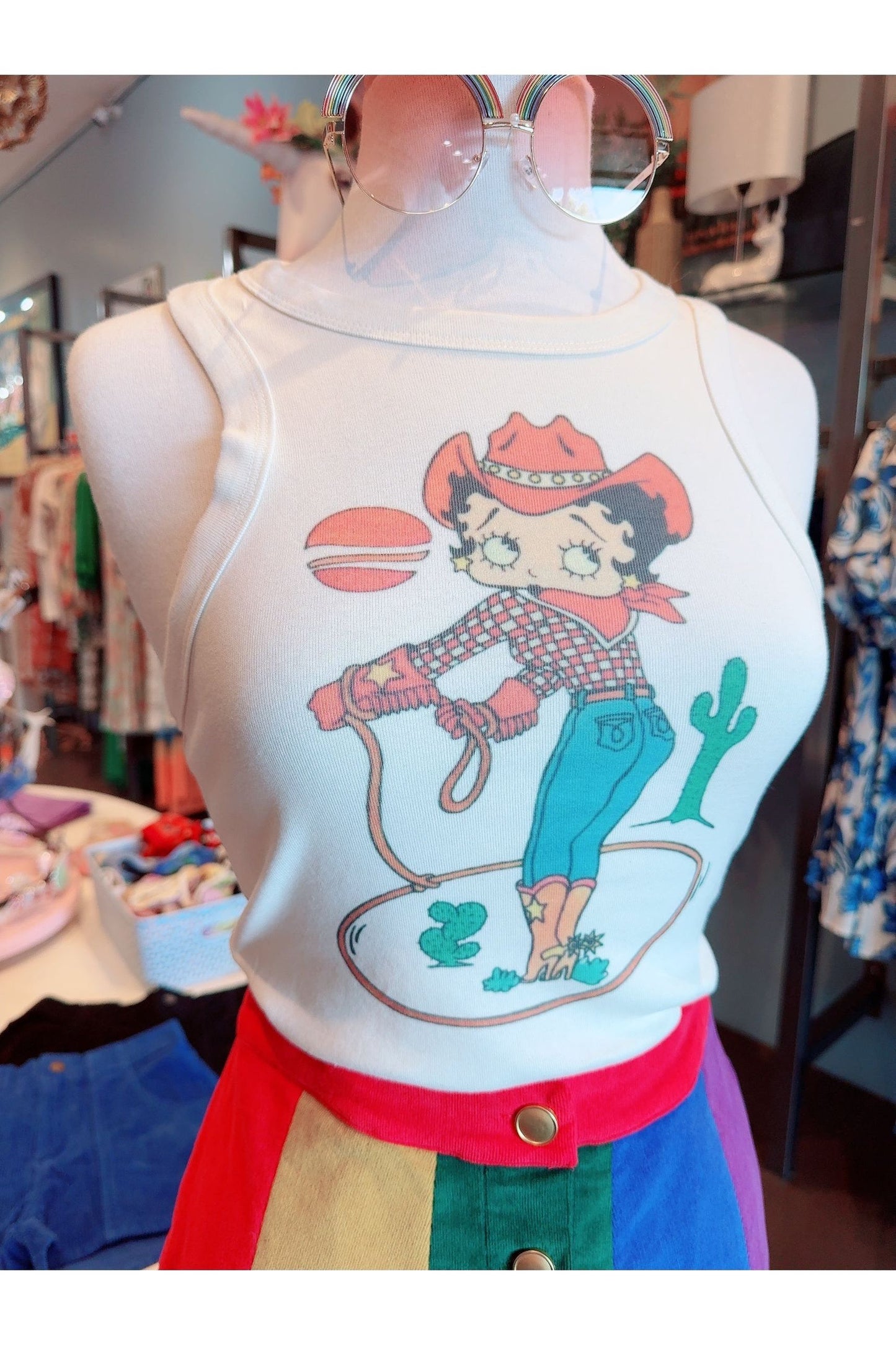 Cowgirl Betty Crop Tank