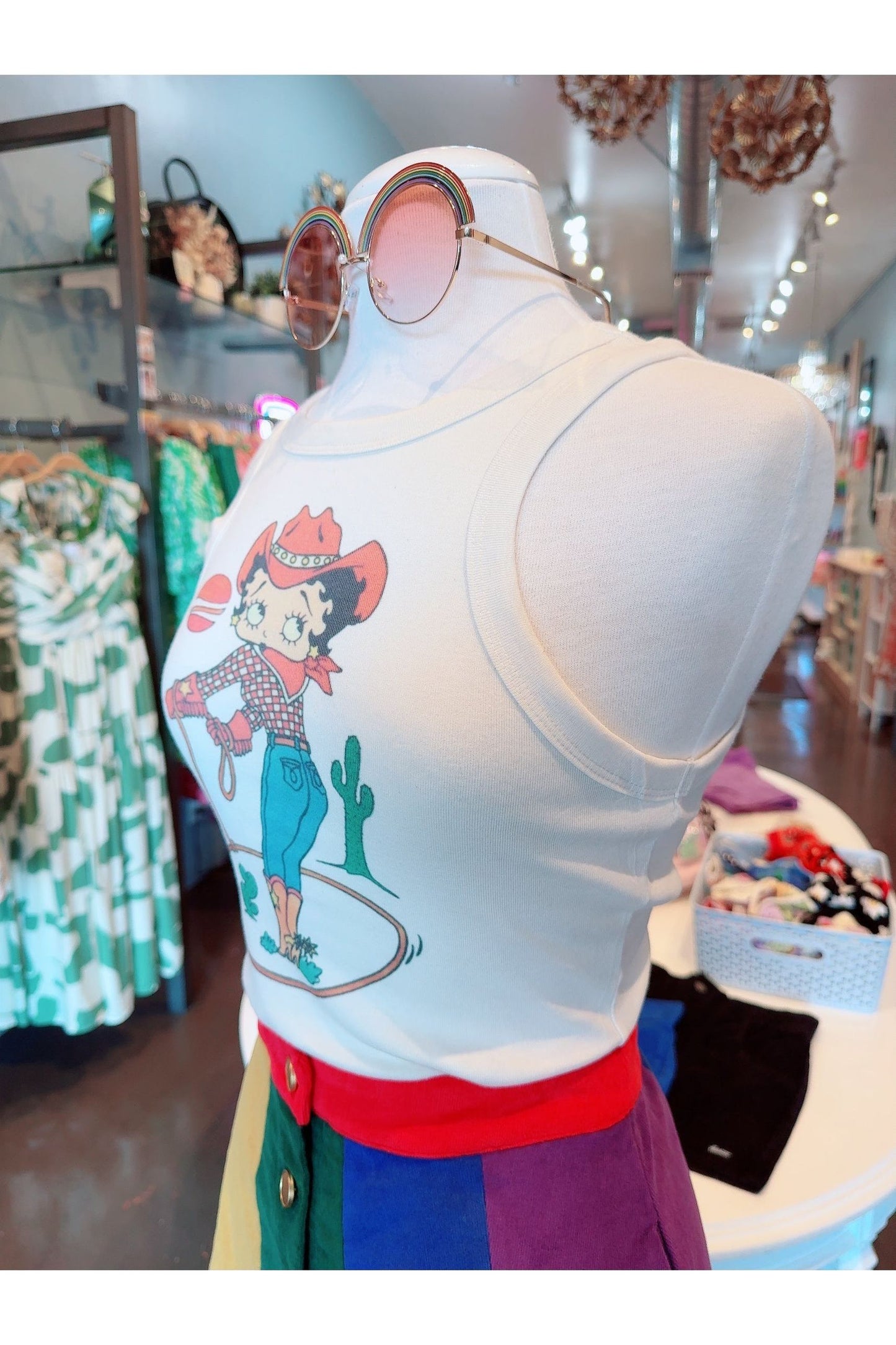 Cowgirl Betty Crop Tank